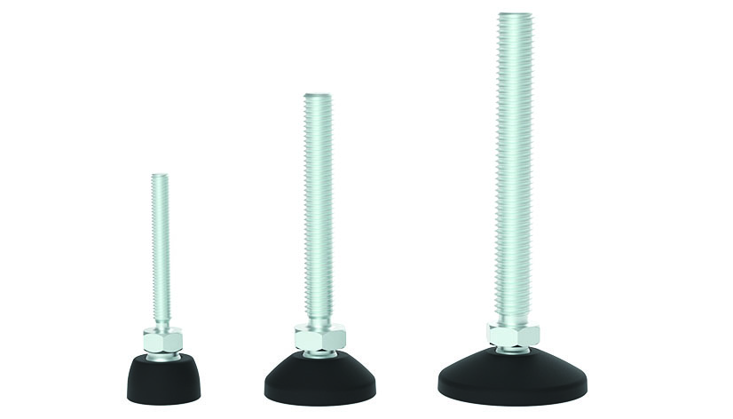 Varillas roscadas, patas giratorias rótula 10