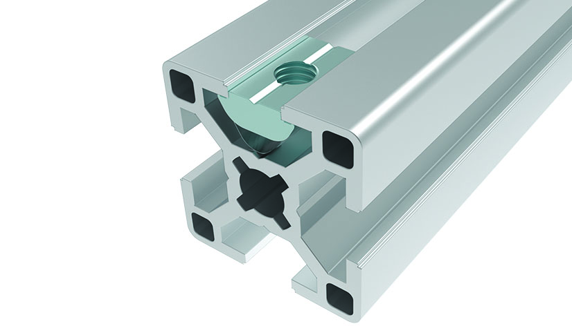 Ecrou basculant 11,6 x 4,6 mm avec languette ressort