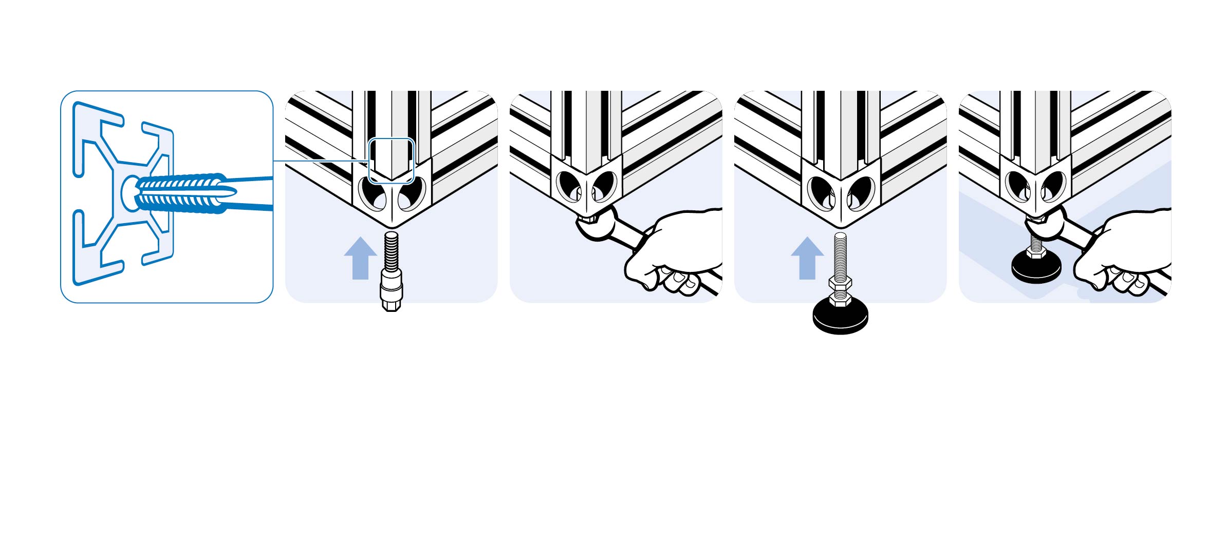 Threaded Connection Stud for Cube Connector
