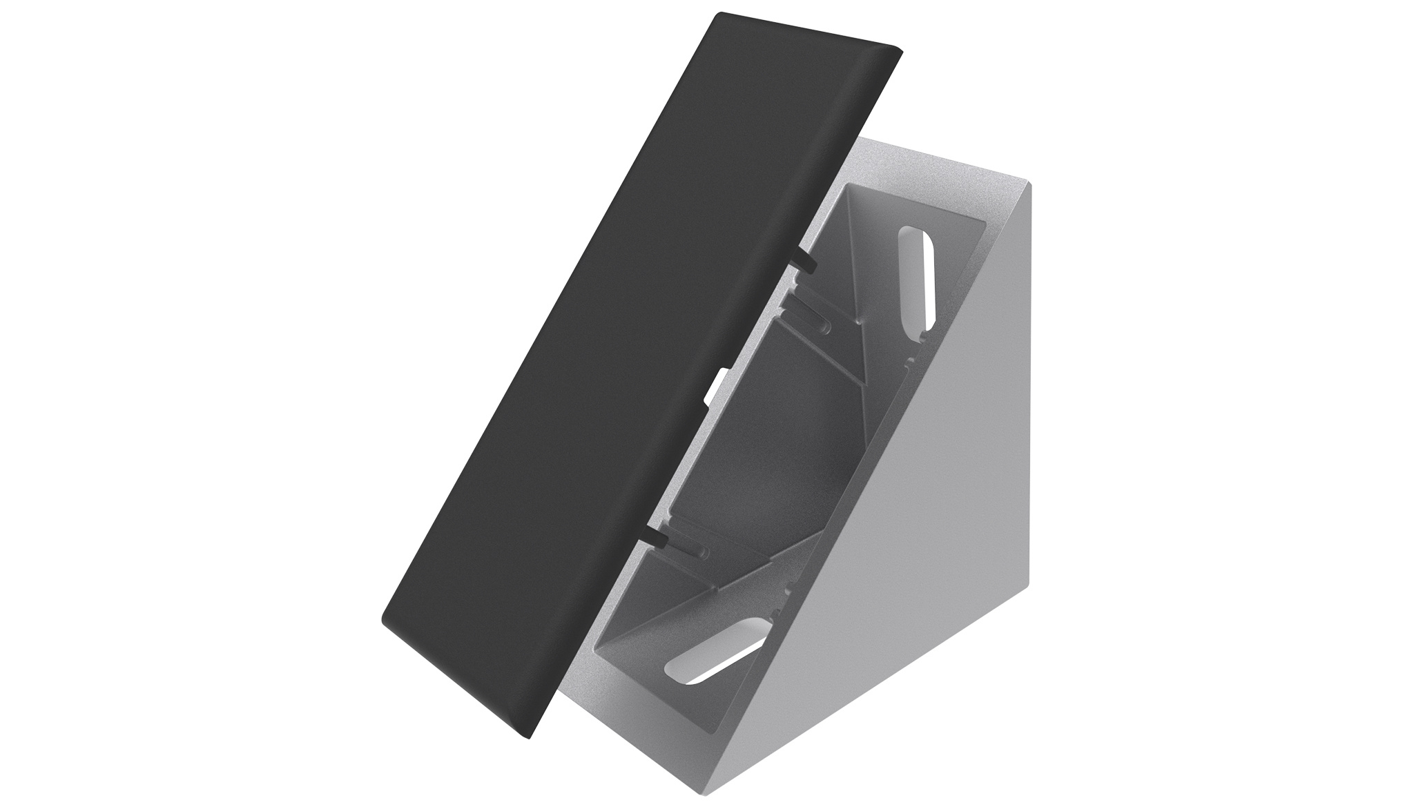 Abdeckkappe für Zinkwinkel 40 x 80 flach
