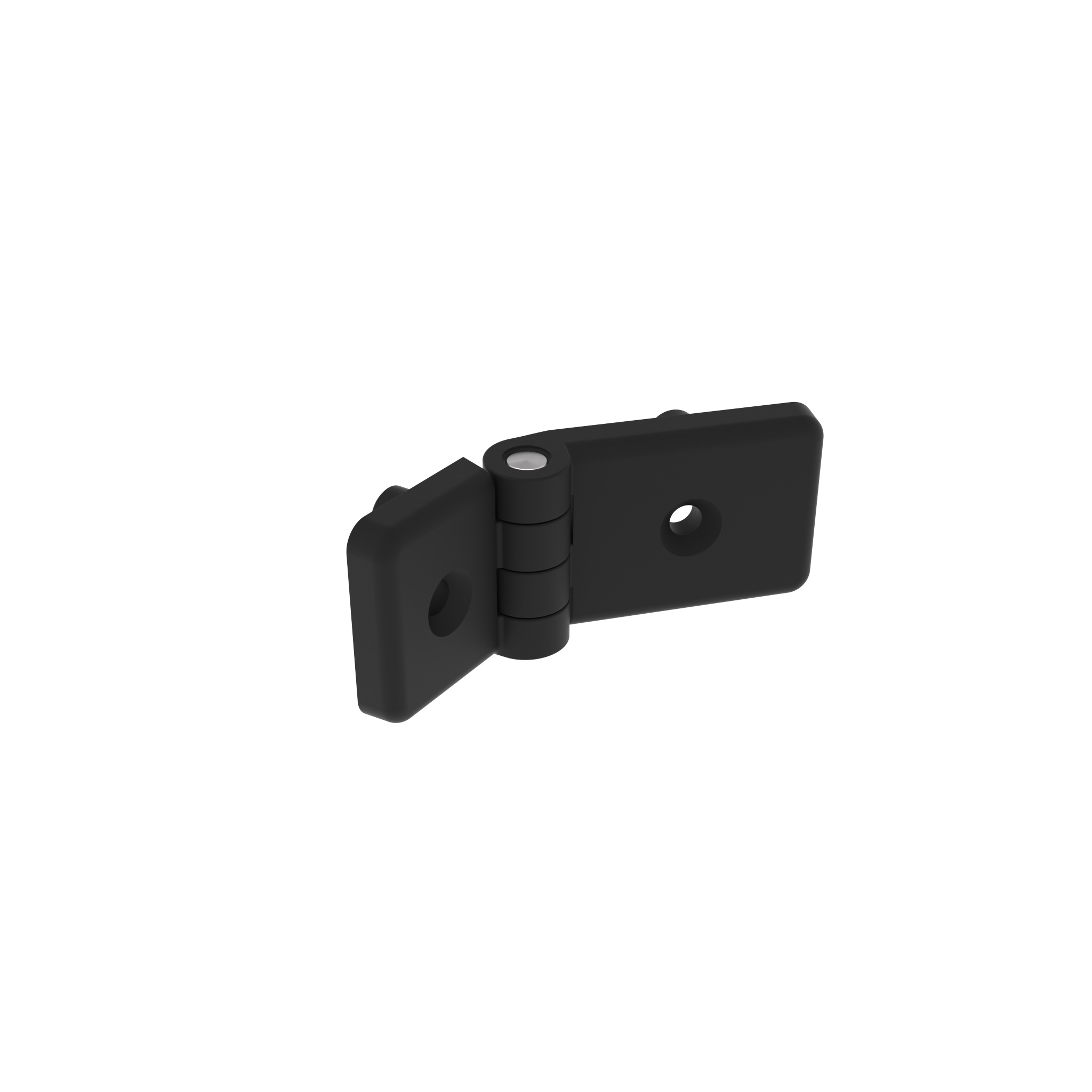 Heavy-duty Plastic Hinge 40, Black 095KS4060F10 – product image