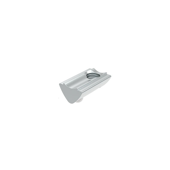 Roll-in T-slot Nut 10.5 x 6.0 mm with Spring Loaded Ball