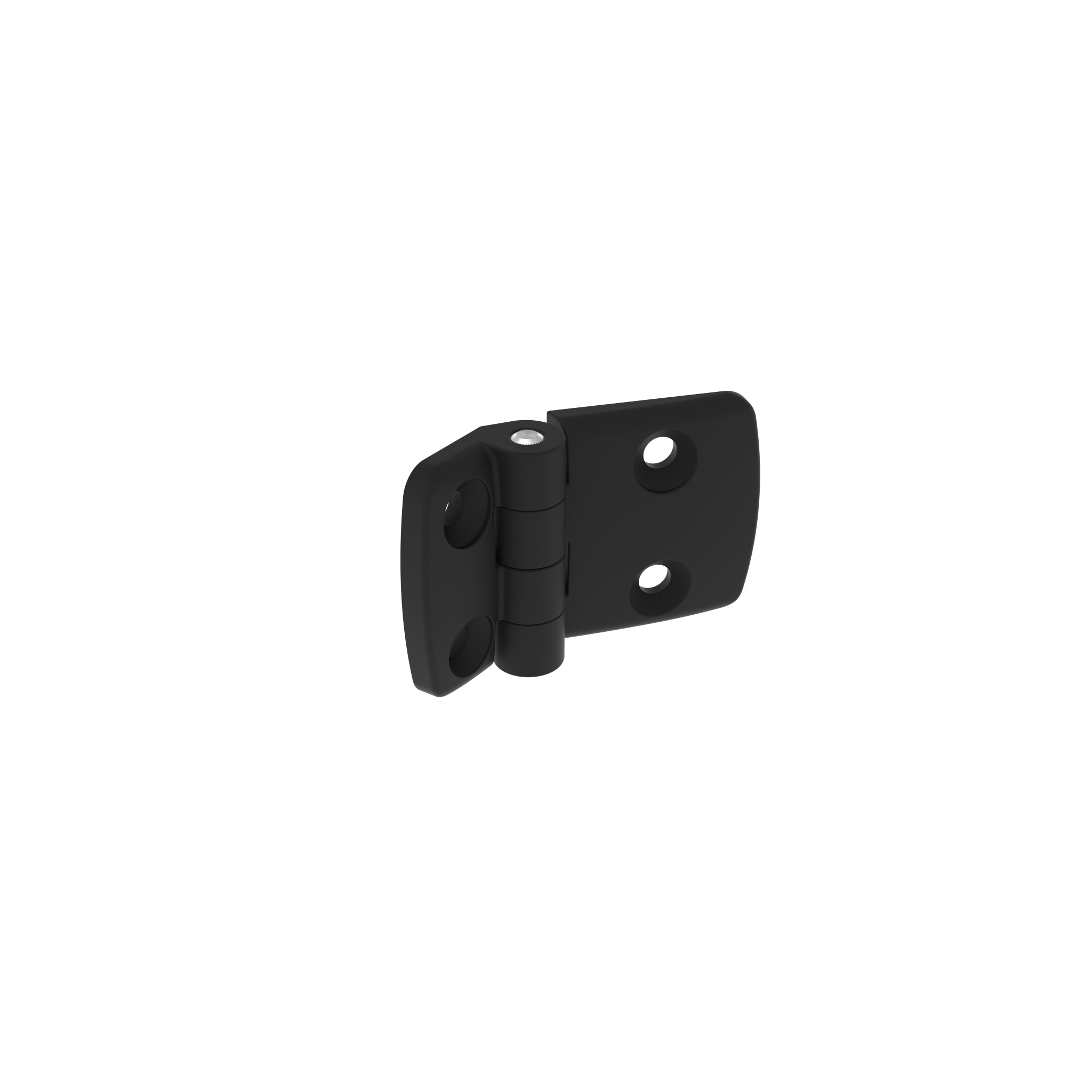Plastic Combi Hinge 25, Non-detachable, Black 095K2550F00 – product image