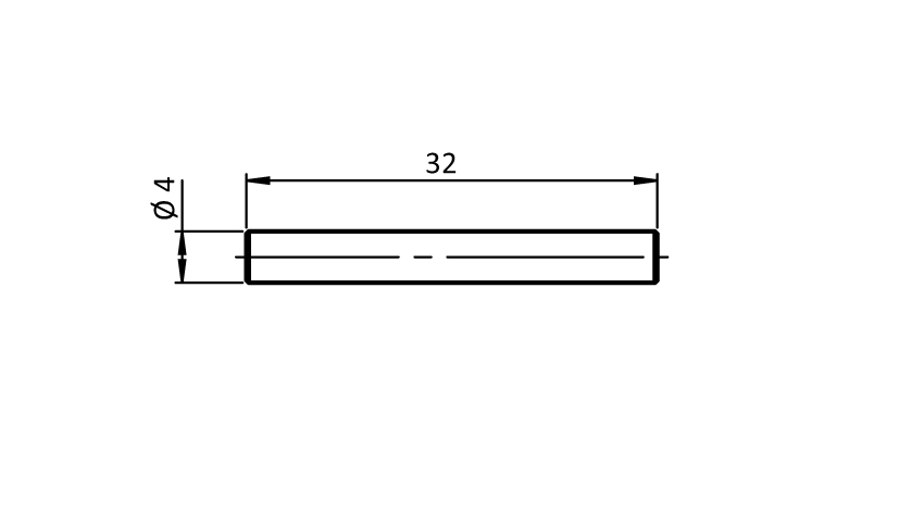 Axle for AL Roller Tracks