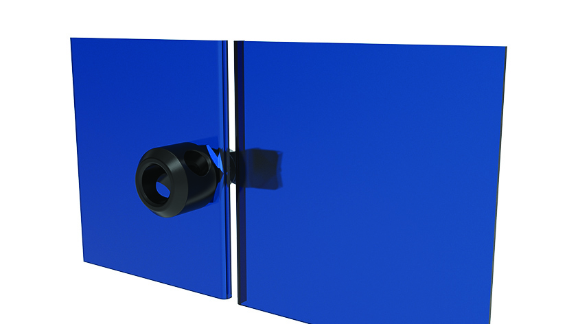 Padlock Compatible Quarter Turn Lock 22.5 / 22, ZN Black