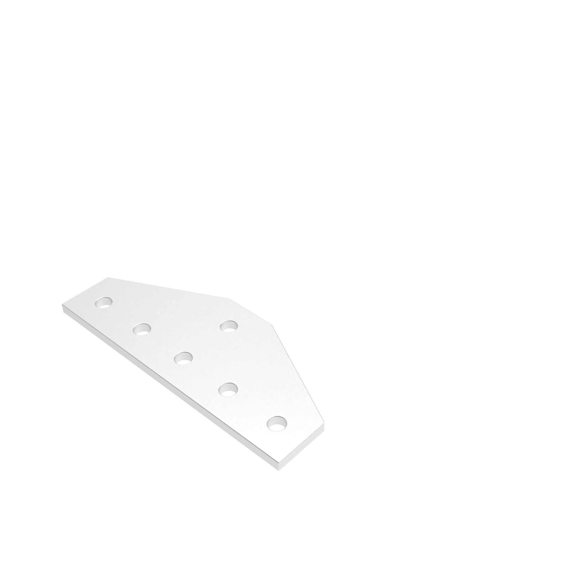 ECO Connection Plate AL T 6 Hole, 1 Slot Version 093EVT51127 – imagen del producto