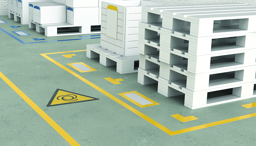 Warning Automatic Startup Floor Sign