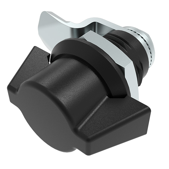 Small Wing Knob Quarter Turn Lock 16.3 / 13.5, incl. Cam (Set)