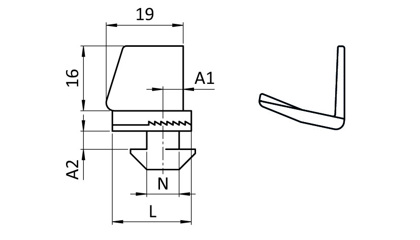 Clip Block 14, Gray