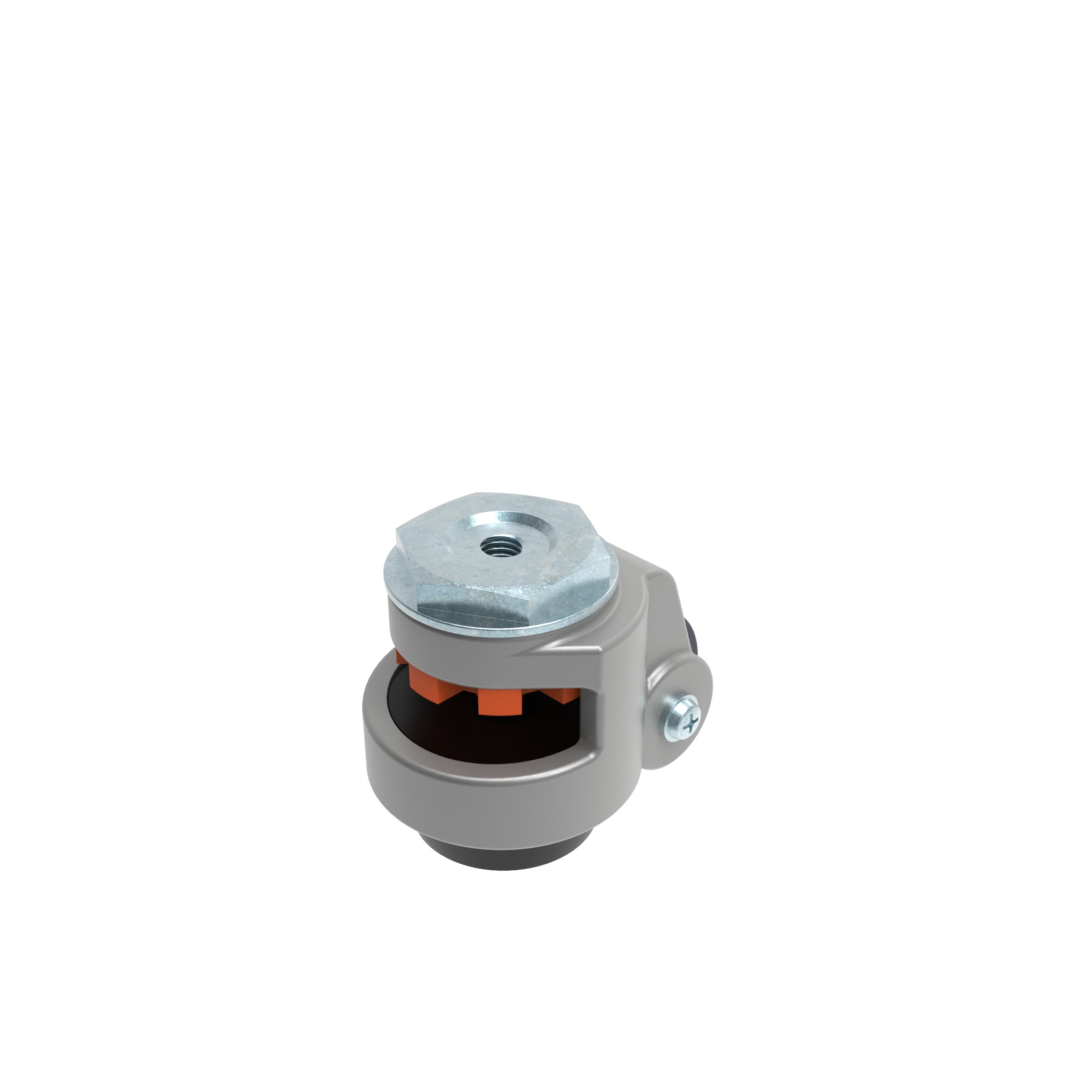 Rueda niveladora con orificio roscado (Juego) 098LF050AF46S01 – imagen del producto