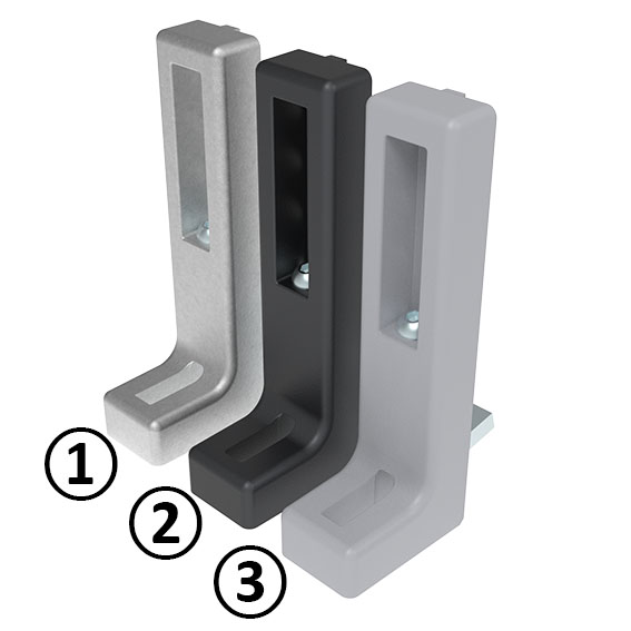Floor Bracket ZN 160, Adjustable (Set)