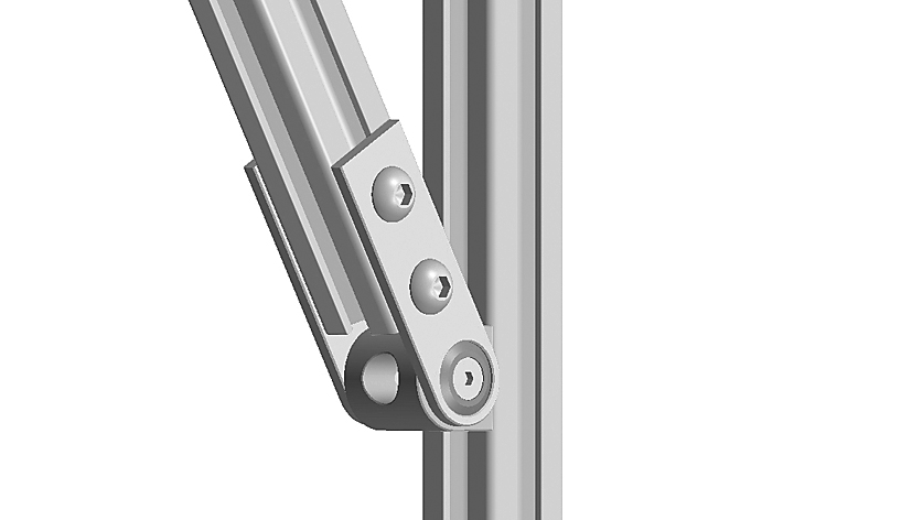 Pivot Joint 180°, 1 Slot