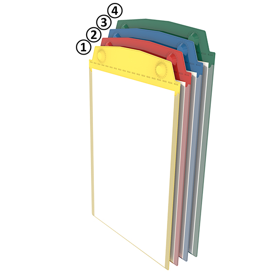 Magnetische Sichttasche DIN A4 hoch