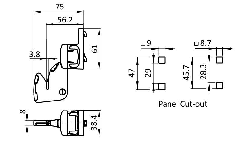 Bag Cutter FX for Square Holes 9 x 9 (8.7 x 8.7)