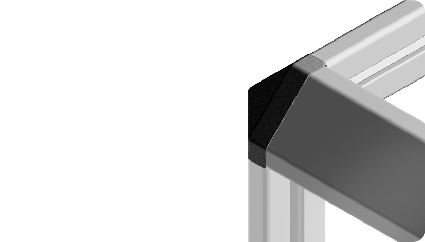 Profile 1.5", 3-way Connection Angles