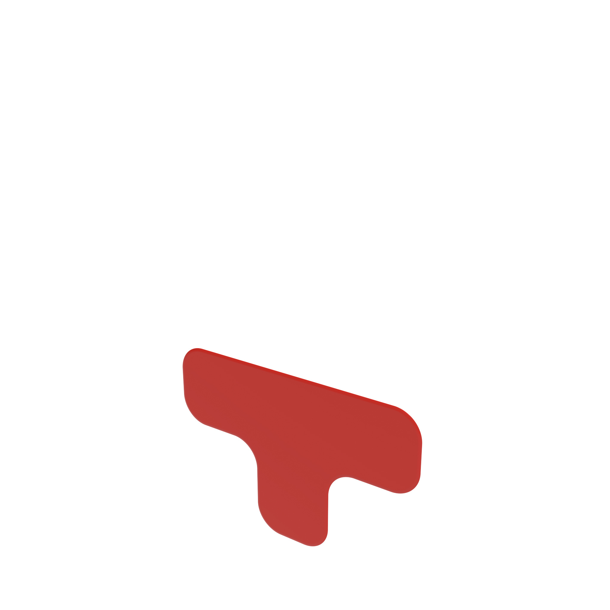 Floor Marking T-shape EXTRA Strong 90, Rounded 0210HTR09031 – product image