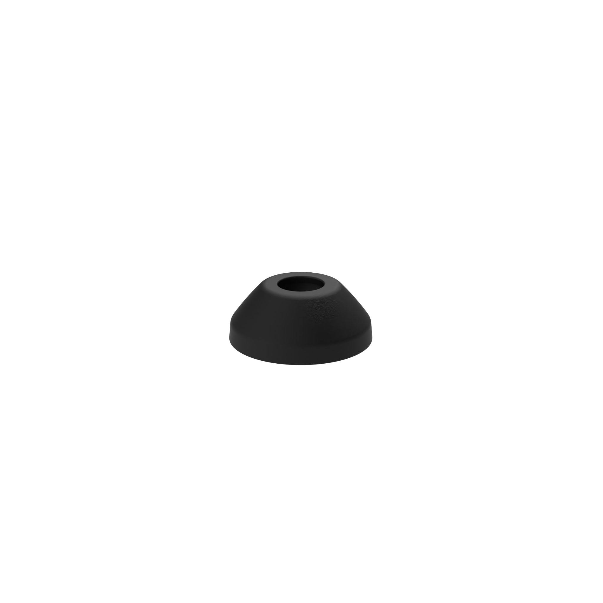 Base PA pour pieds à rotule, rotule 15, noir 098D045K – image du produit