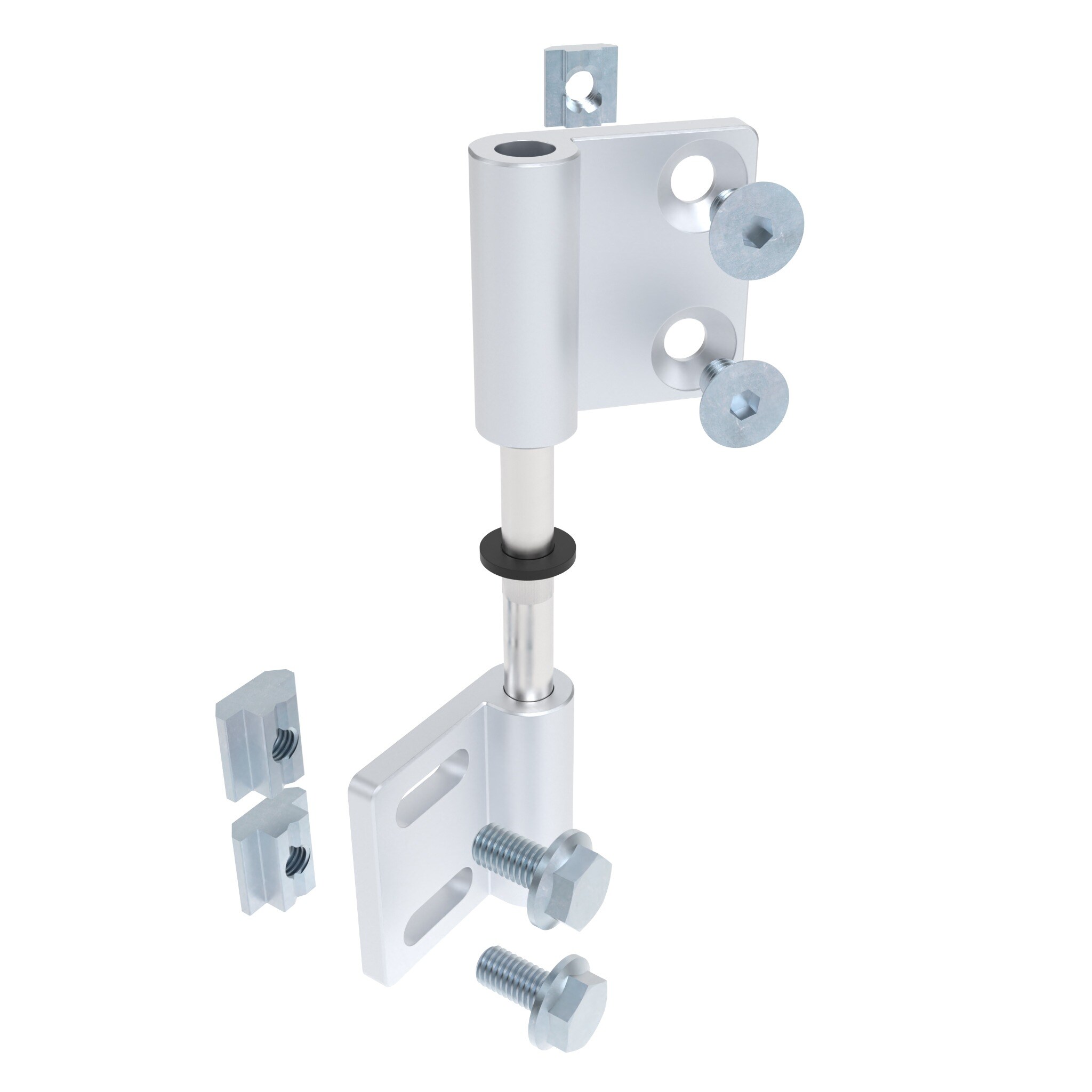Alu-Scharnier, schwer (Set) 095071 – Produktabbildung