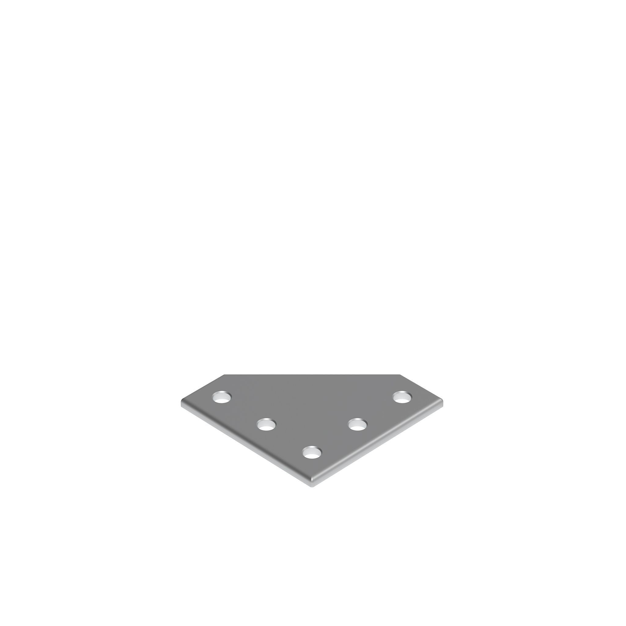 Connection Plate AL L 5 Hole, 1 Slot Version 093VL7676 – product image