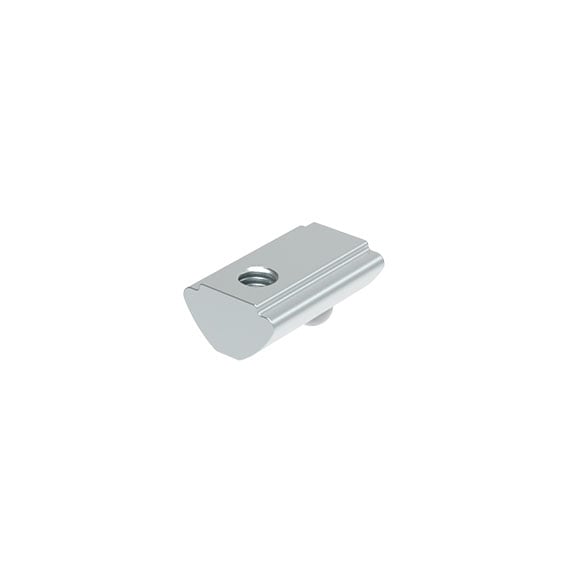 Roll-in T-slot Nut 7.7 x 4.6 mm with Spring Loaded Ball