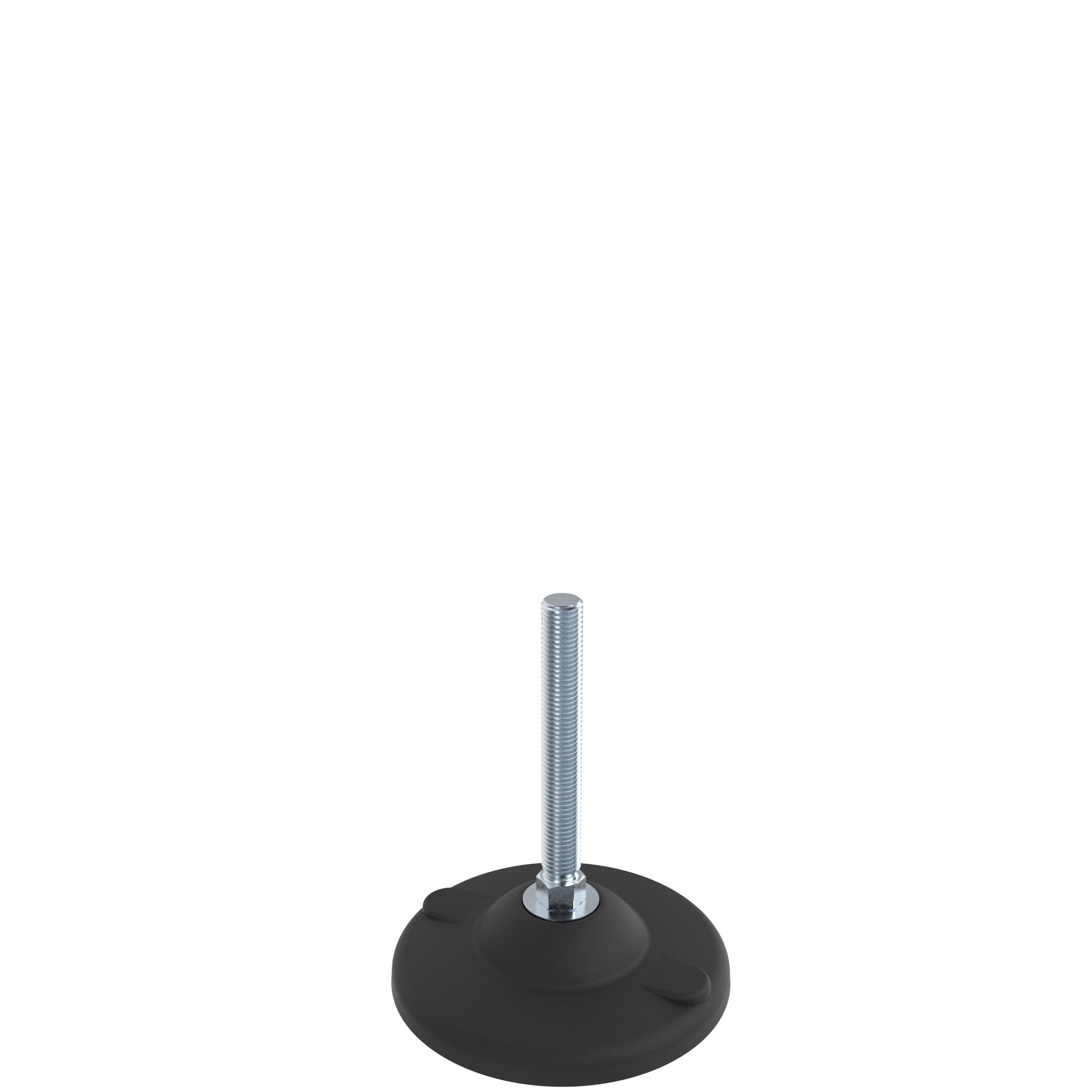 Pied pivot robuste, PA / acier - Orifices de spitage 9AK175KBZ20150M – image du produit
