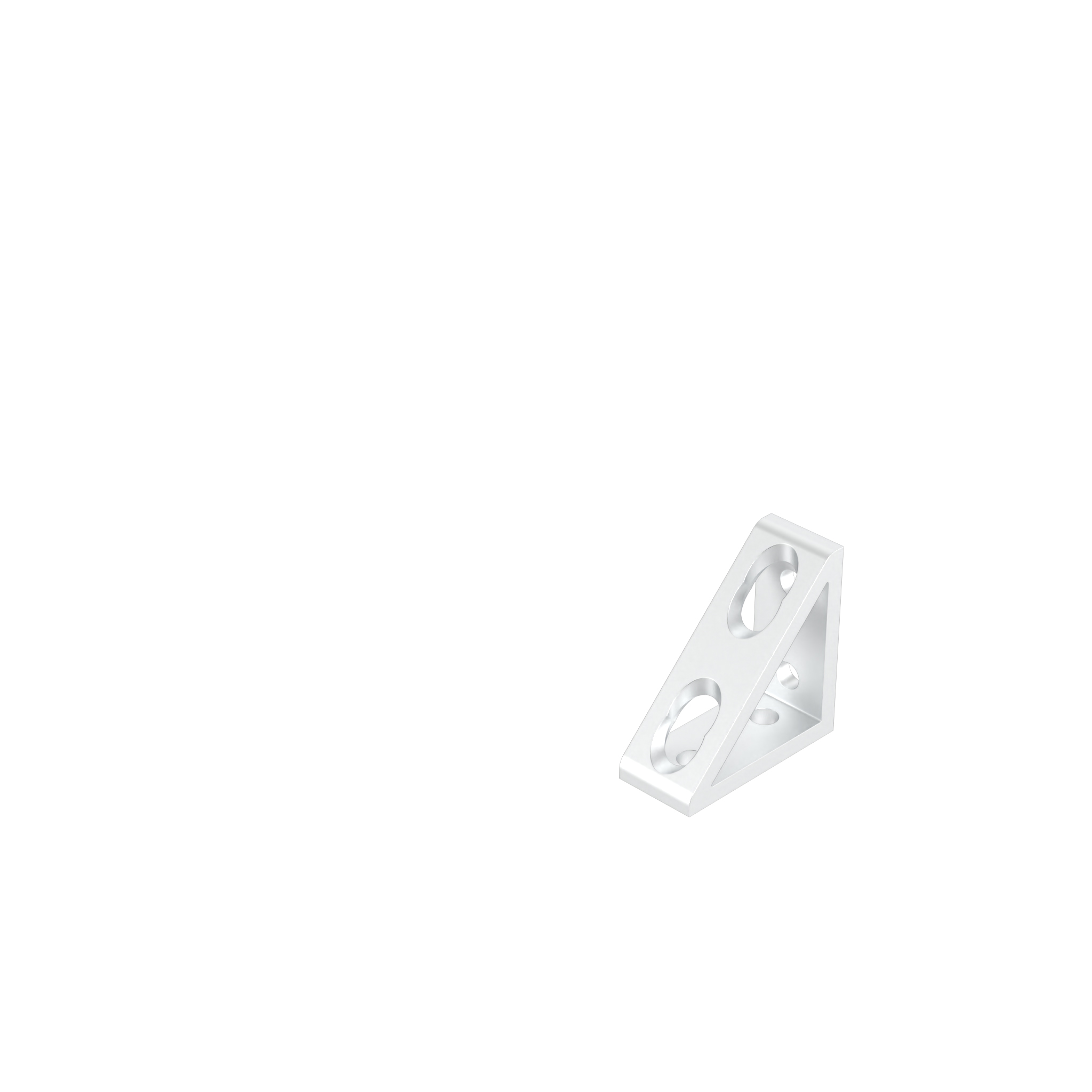 Gusseted Connection Angle AL 4 Hole, 1 Slot Version 093W8103N06 – product image