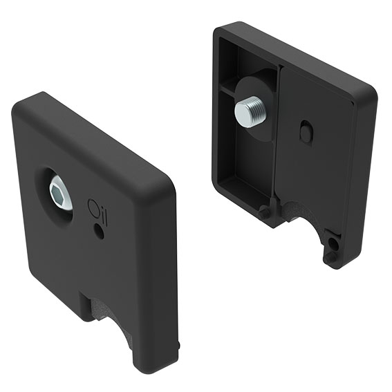 Wiper and Lubricator Ø 14 for Roller Profile I Slot 8 (Set)