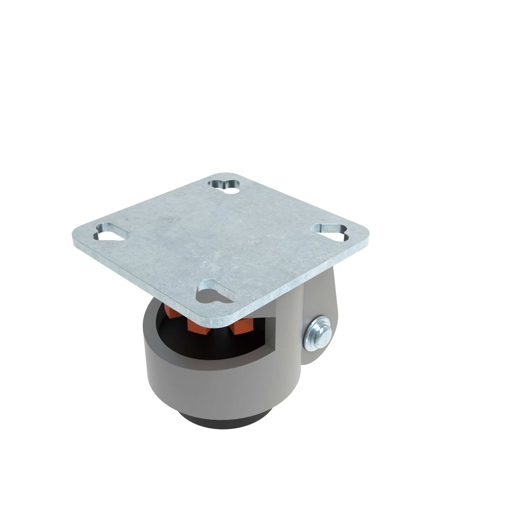 Rueda niveladora con placa de montaje 40 / 45 098LF062AF110110 – imagen del producto