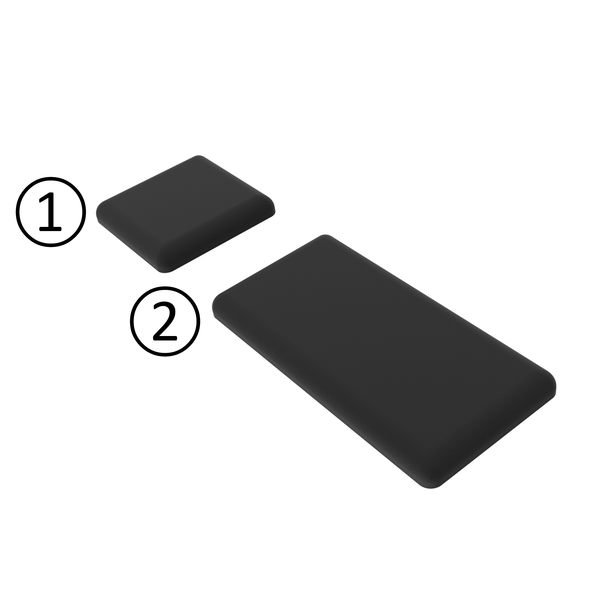 Cover Cap for 25.4 mm - 1" Modular Dimension