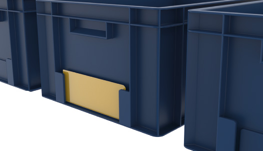 Seitlich offene KANBAN-Hülle 200 x 67