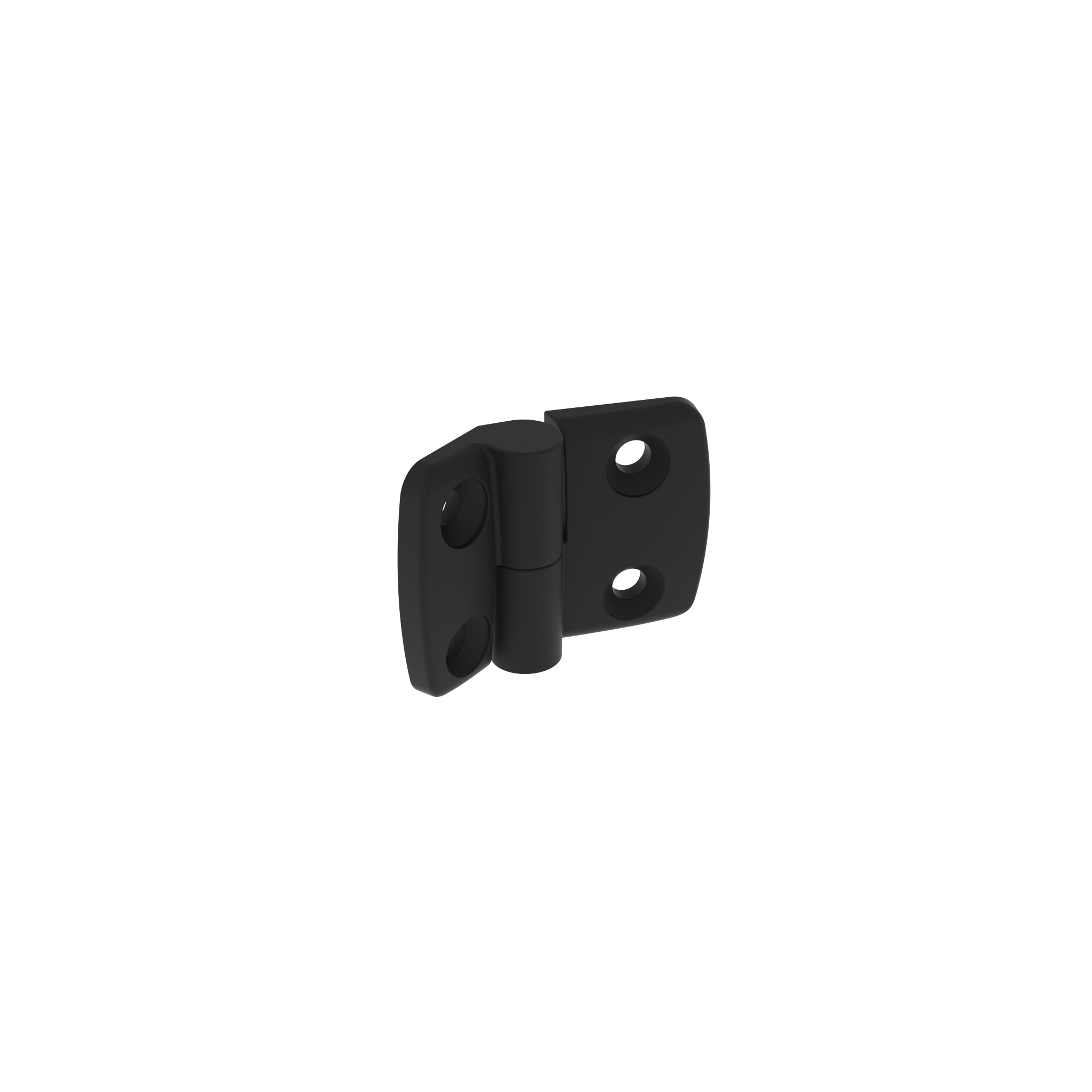 Kunststoff-Kombischarnier 40, aushängbar, schwarz 095K4025R00 – Produktabbildung