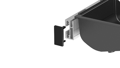 Profilés de suspension, caches