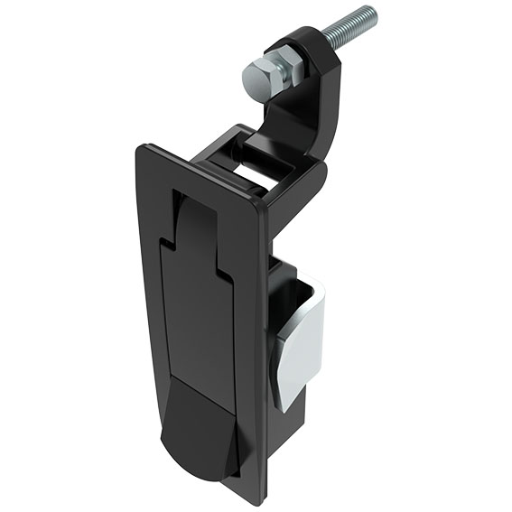 Compression Trigger Latch 86 x 25, Black, NEMA 4