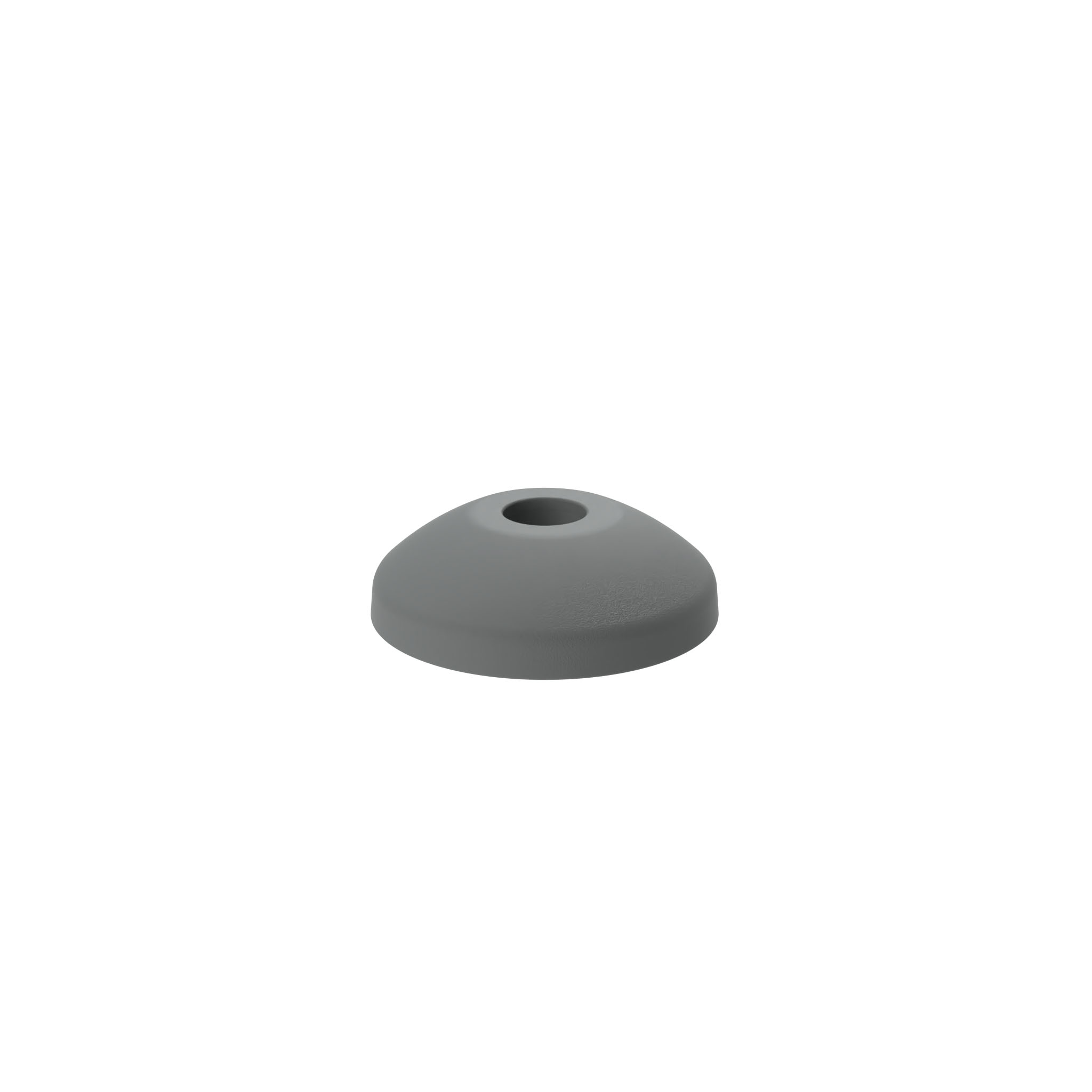Base PA pour pieds à rotule, rotule 15, gris 098D060KS04 – image du produit