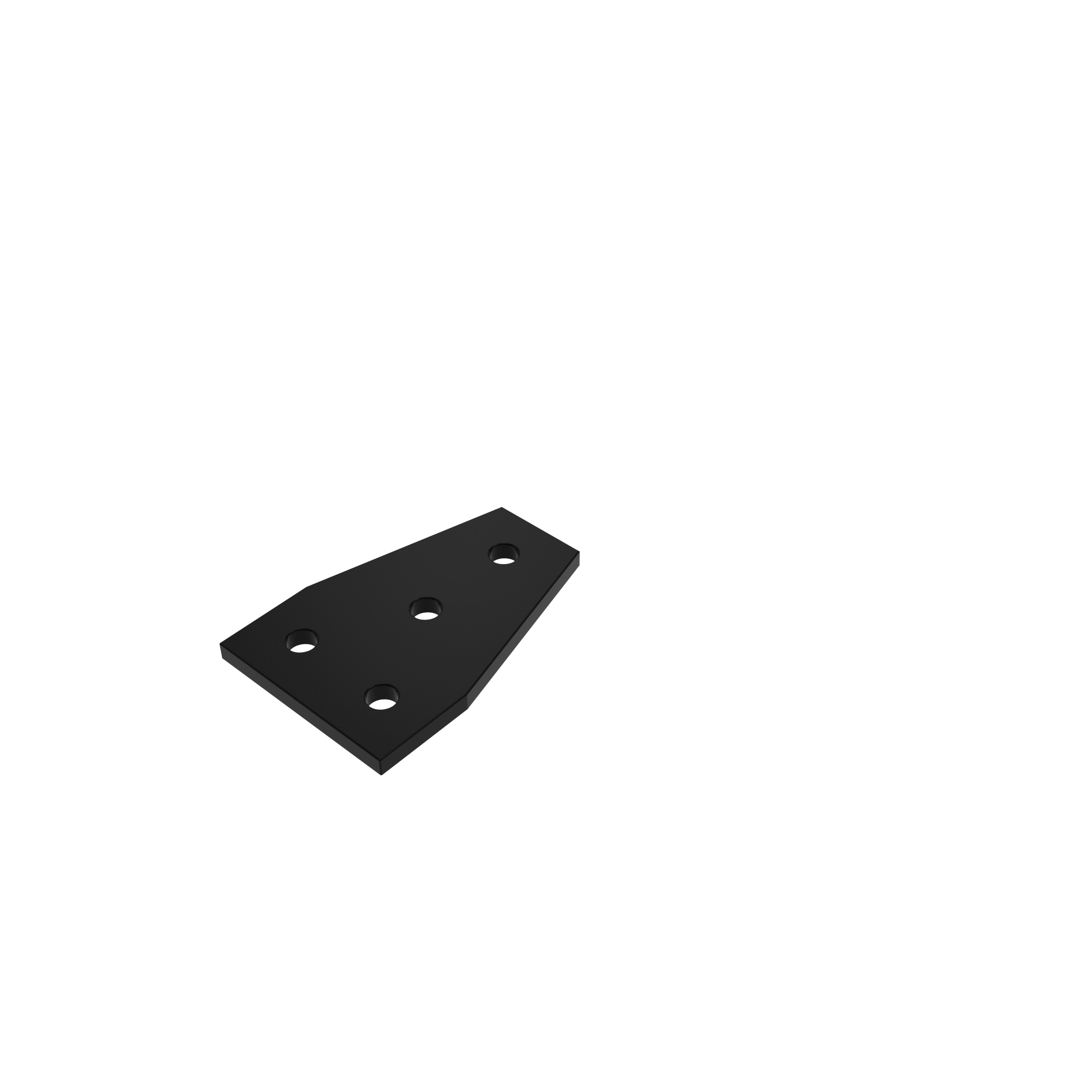 ECO Connection Plate AL T 4 Hole, 1 Slot Version 093EVT5176S – product image
