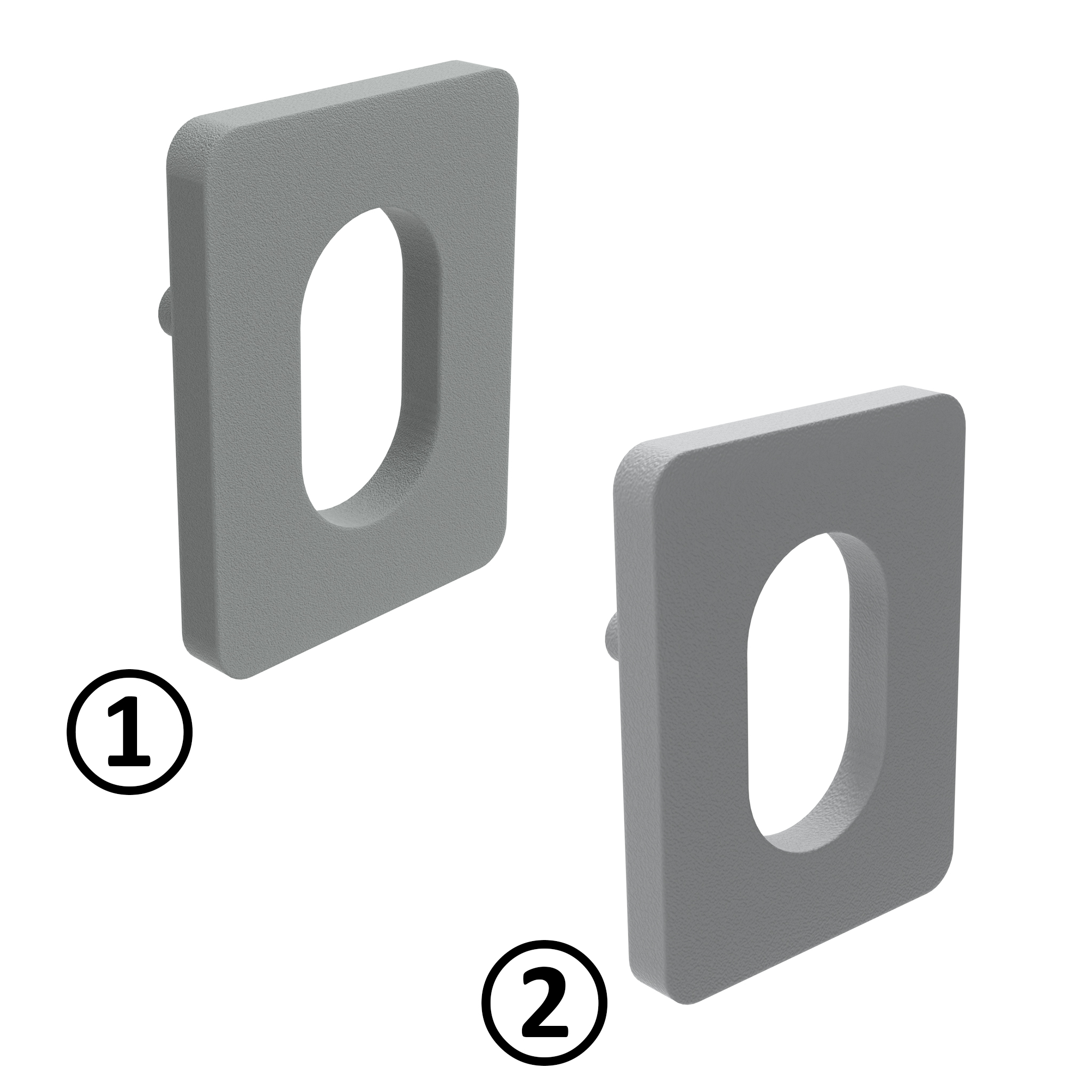 Entretoise, pour Blocs de fixation 14, gris