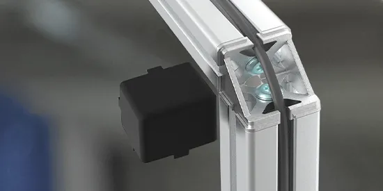 Corner Connectors with Cable Passage