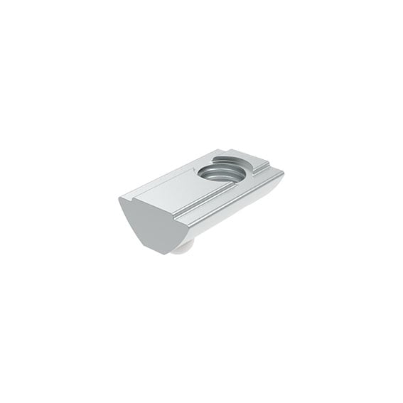 Roll-in T-slot Nut 13.5 x 7.2 mm with Spring Loaded Ball