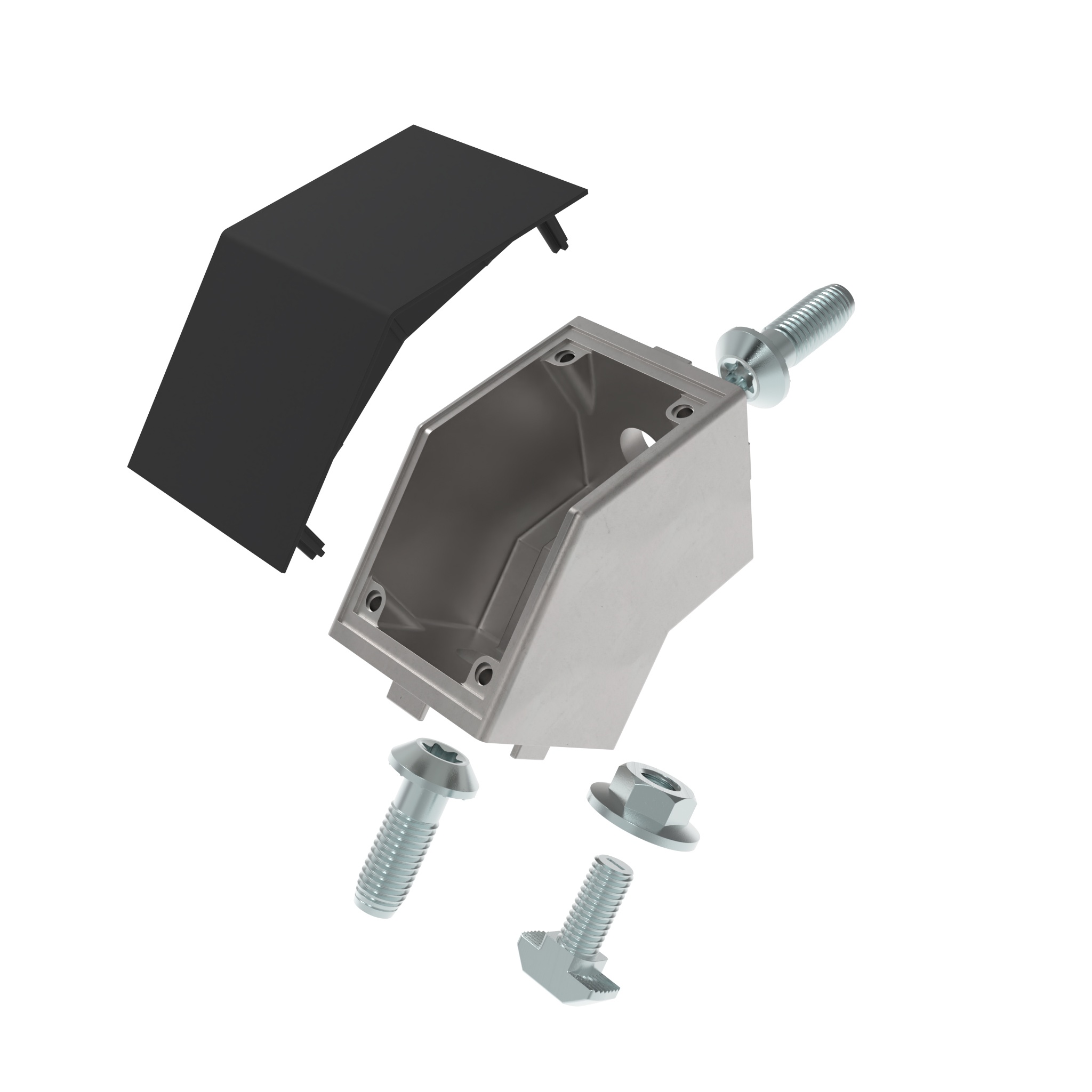 Winkelverbinder B 45, 45° 093WS45145N10RS01 – Produktabbildung