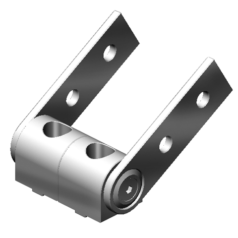 Pivot Joint 180°, 2 Slots
