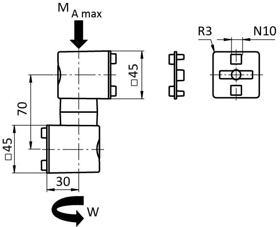 Friction Joint B45L for System Arm (Set)