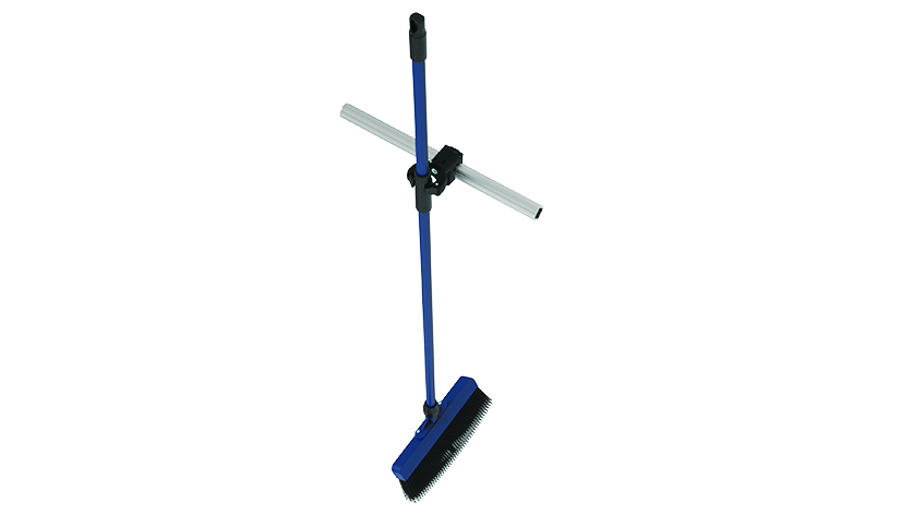 Broom Holder FLEX FX 20 - 30 for Tubes D28 / D30 – application example