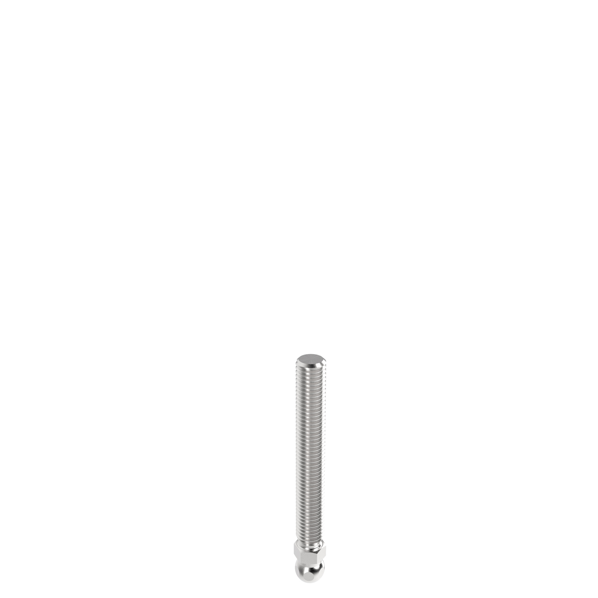 Tige filetée acier inox métrique pour pieds rotulé, rotule 15 098DM14100E – image du produit