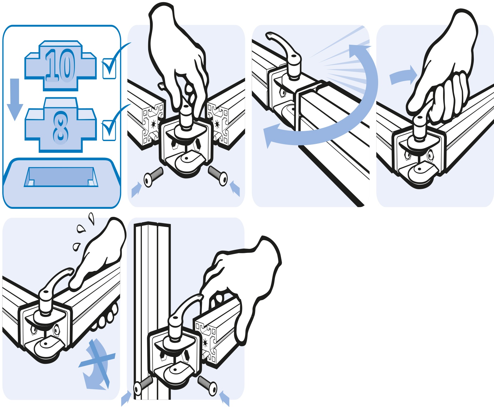 Pivot Joint ZN 45 with Locking Lever