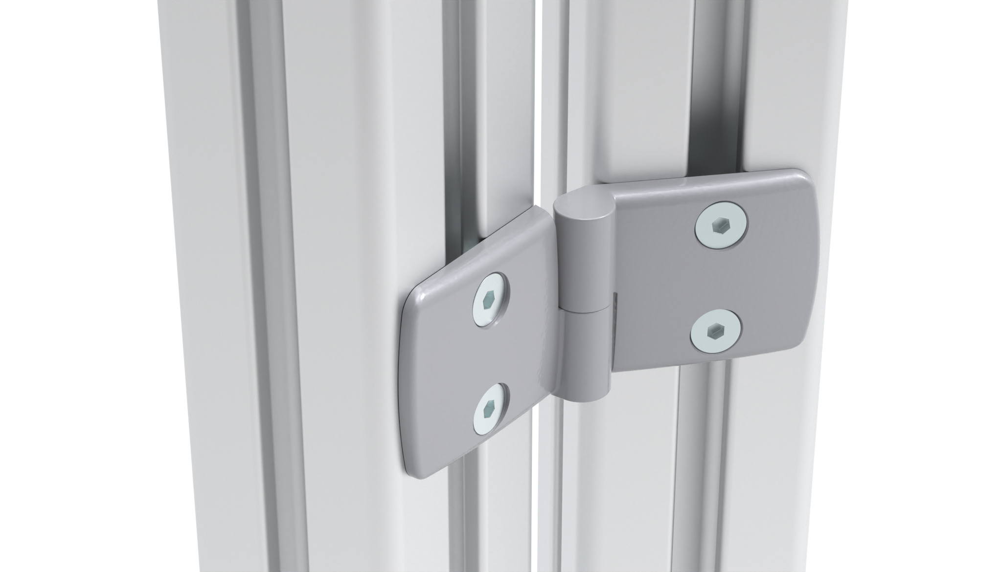 Aluminum Die-cast Combi Hinge 60, Detachable, Alu Color