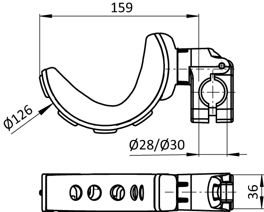Tool Tray PARABOL FX for Tubes D28 / D30 (Set)