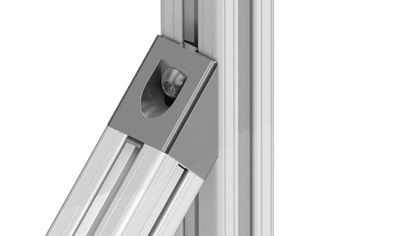 for Profile 1", Angle Connectors 45°