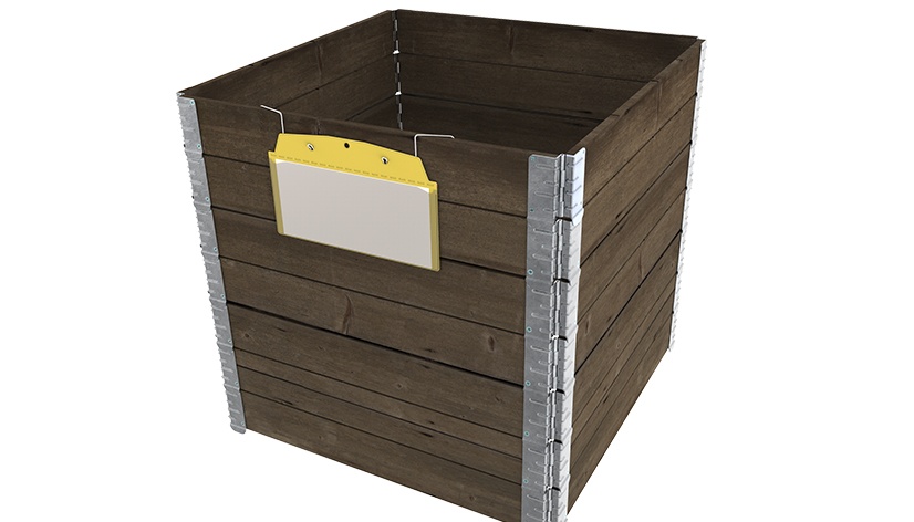 Attached Visual Pocket 1/3 DIN A4 Portrait - 8.3" x 3.9"