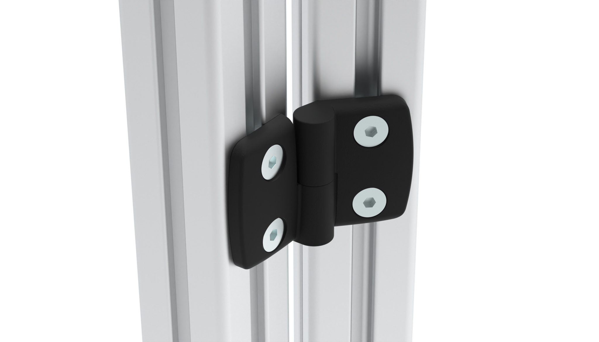 Plastic Combi Hinge 35, Detachable, Black