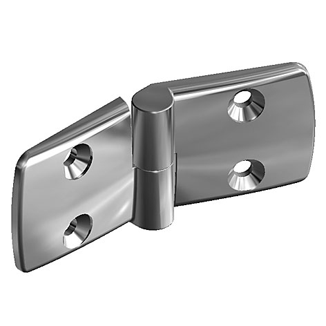 Bisagra combinada de acero inoxidable 60, desmontable